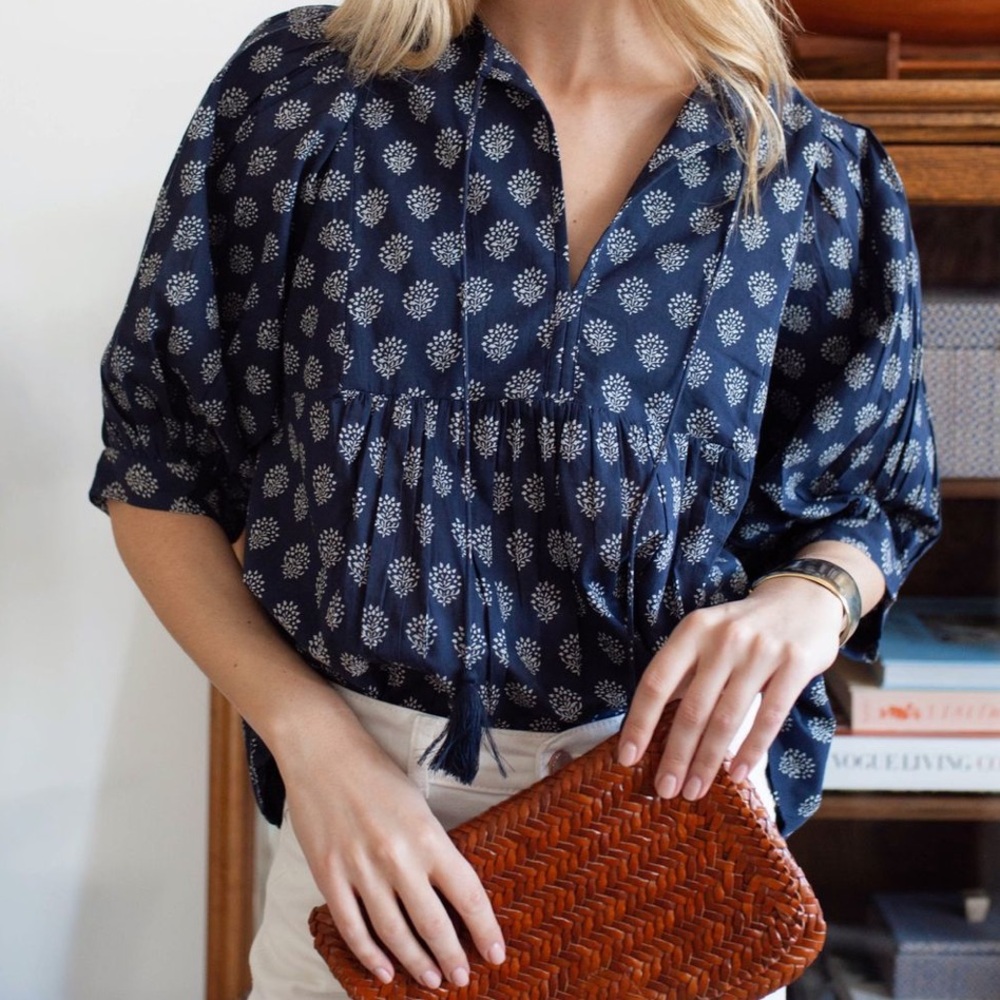 Marea by Liz Joy Chic Navy Mini Meadow Steph Top